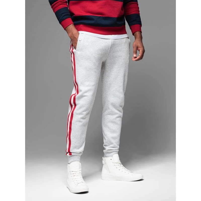 Pánske tepláky OMBRE Pants OM-PASK-0258 V-1ight greyelange 2