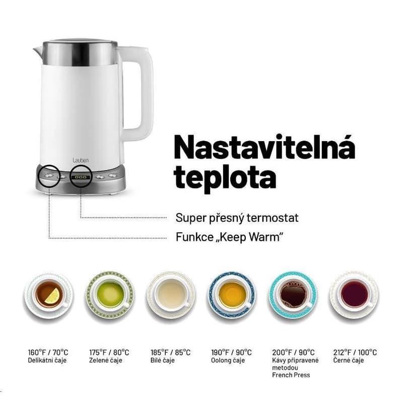 Lauben Electric Kettle EK17WS 4