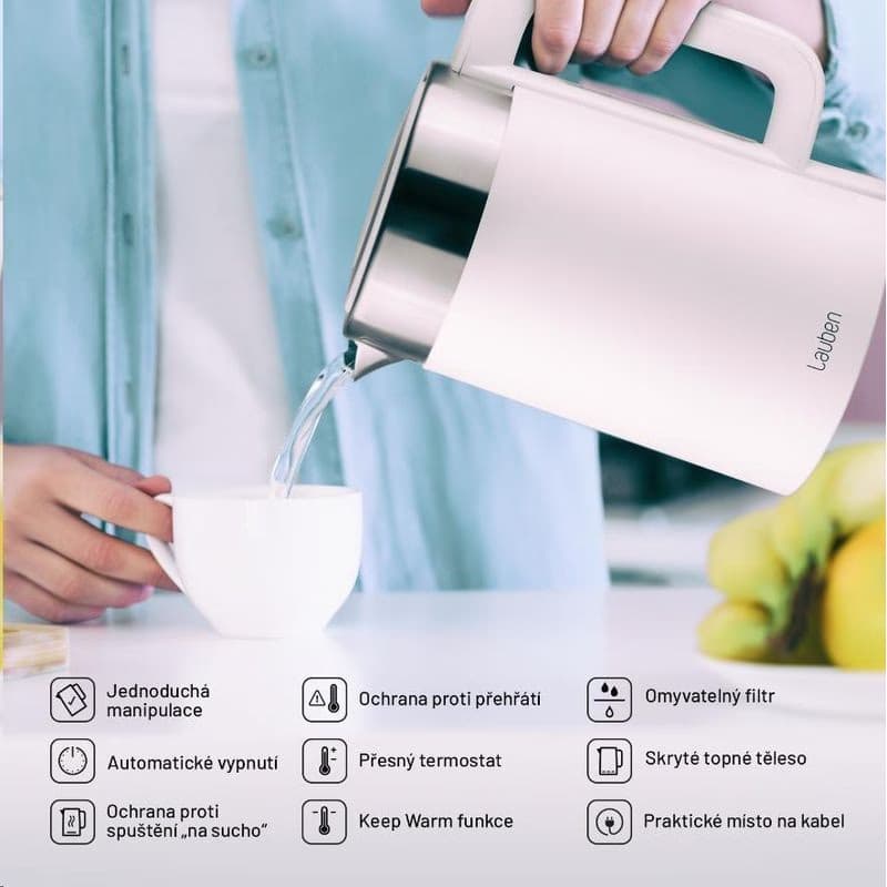 Lauben Electric Kettle EK17WS 5