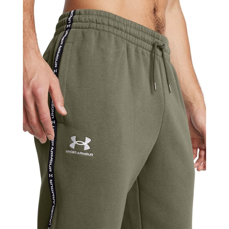 Pánske tepláky UNDER ARMOUR UA Icon Fleece Jgr Taping-GRN 2