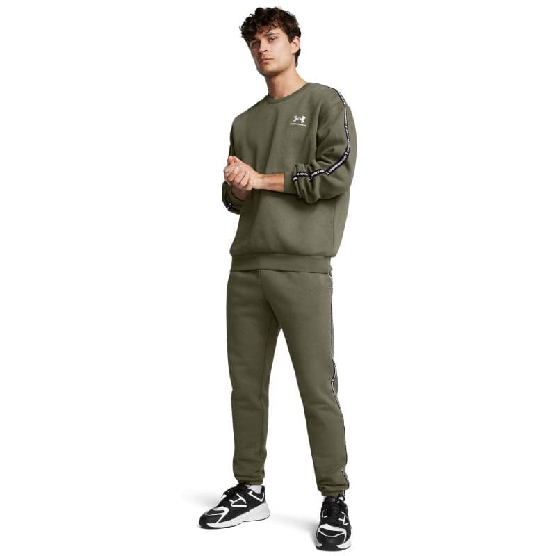 Pánske tepláky UNDER ARMOUR UA Icon Fleece Jgr Taping-GRN 4