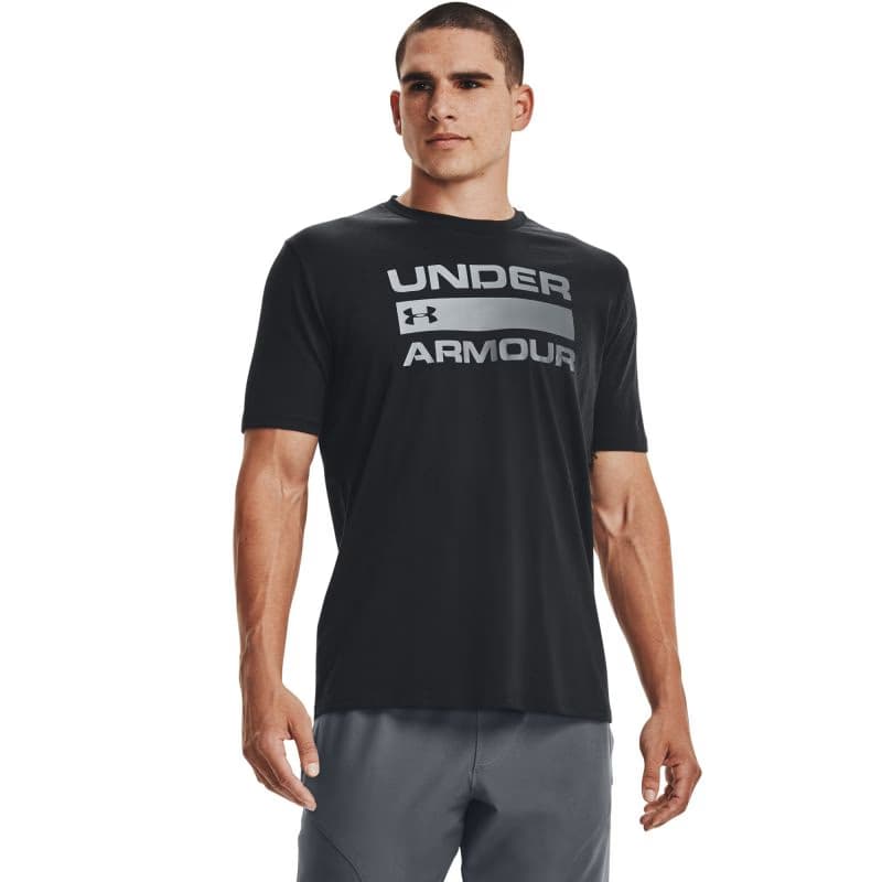 Pánske tričko s krátkym rukávom UNDER ARMOUR UA TEAM ISSUE WORDMARK SS-BLK 2