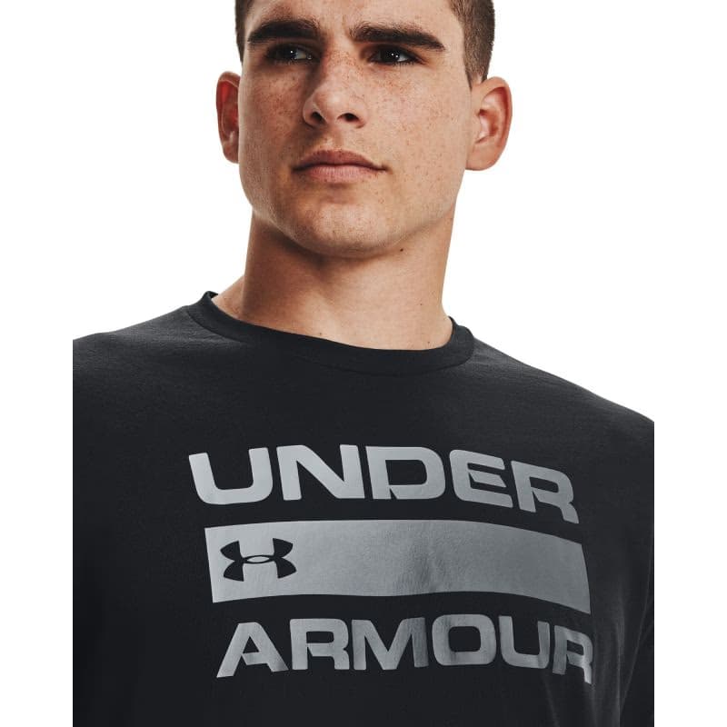 Pánske tričko s krátkym rukávom UNDER ARMOUR UA TEAM ISSUE WORDMARK SS-BLK 3