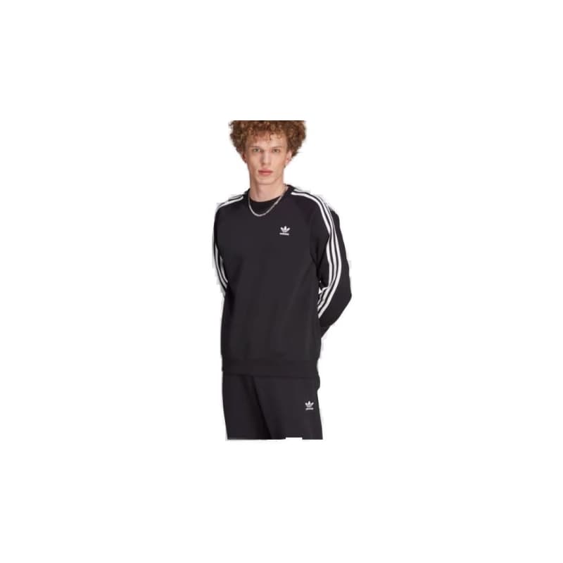 Pánska mikina ADIDAS ORIGINALS 3-STRIPES CREW-IM2087-black 1