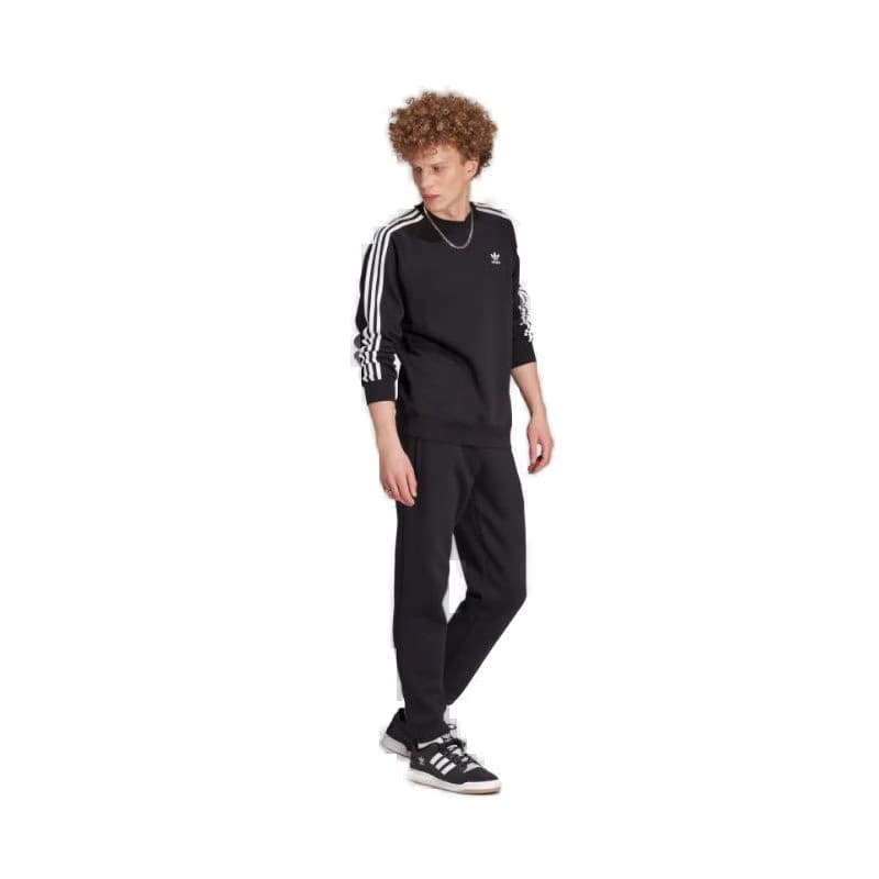 Pánska mikina ADIDAS ORIGINALS 3-STRIPES CREW-IM2087-black 4