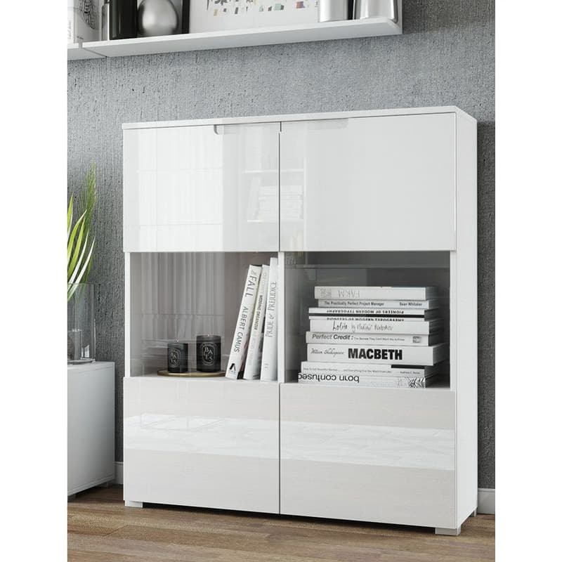 Szynaka Vitrína SELENE 27 | biela 2