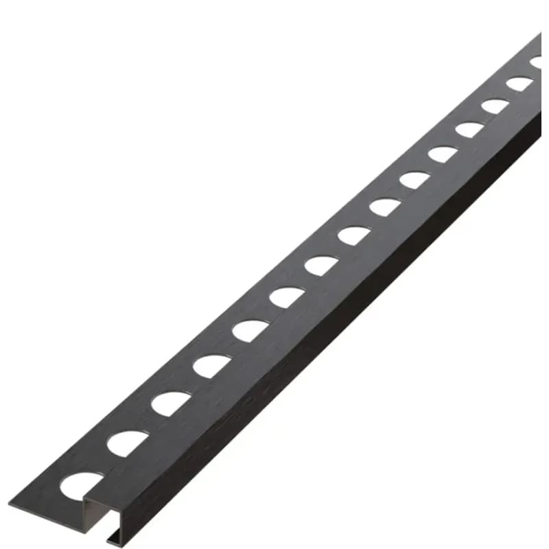 Rohový profil QS 10,5 mm x 270 cm čierny mat