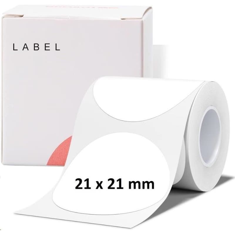 Niimbot štítky R 21x21mm 300ks RoundB pre B21, B21S, B3S, B1 2