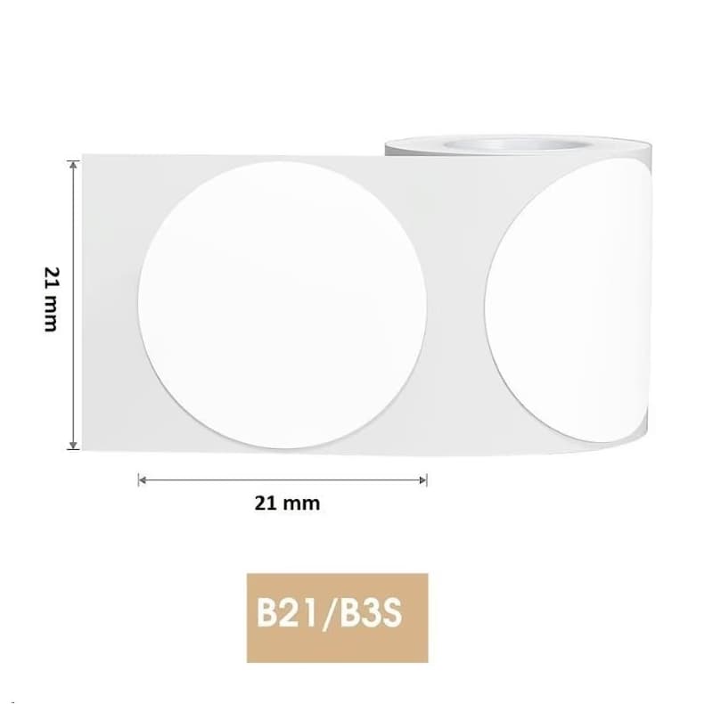Niimbot štítky R 21x21mm 300ks RoundB pre B21, B21S, B3S, B1 3