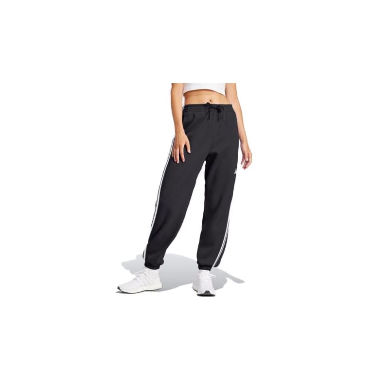 Dámske tepláky ADIDAS W 3S FT CF PT BLACK WHITE 1