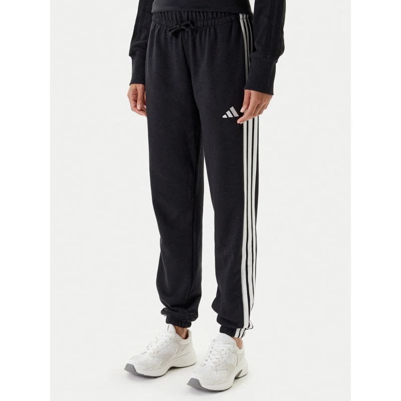 Dámske tepláky ADIDAS W 3S FT CF PT BLACK WHITE 4