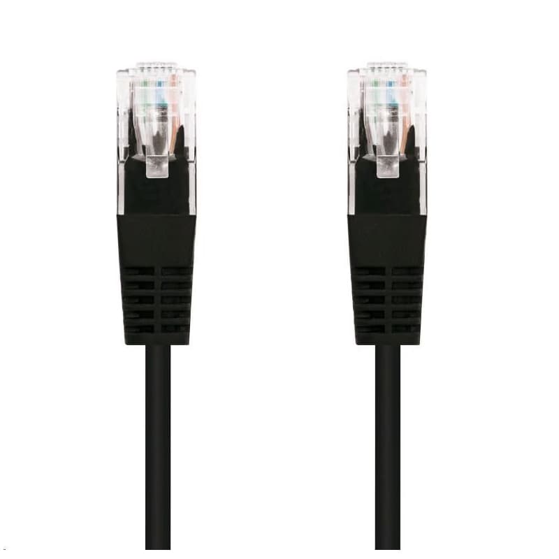 C-TECH kábel patchcord Cat5e, UTP, čierny, 3m 1