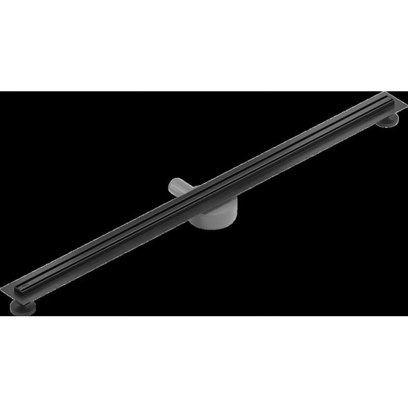 MEXEN - Flat 360° Slim podlahový žľab 130, čierna 1741130 3