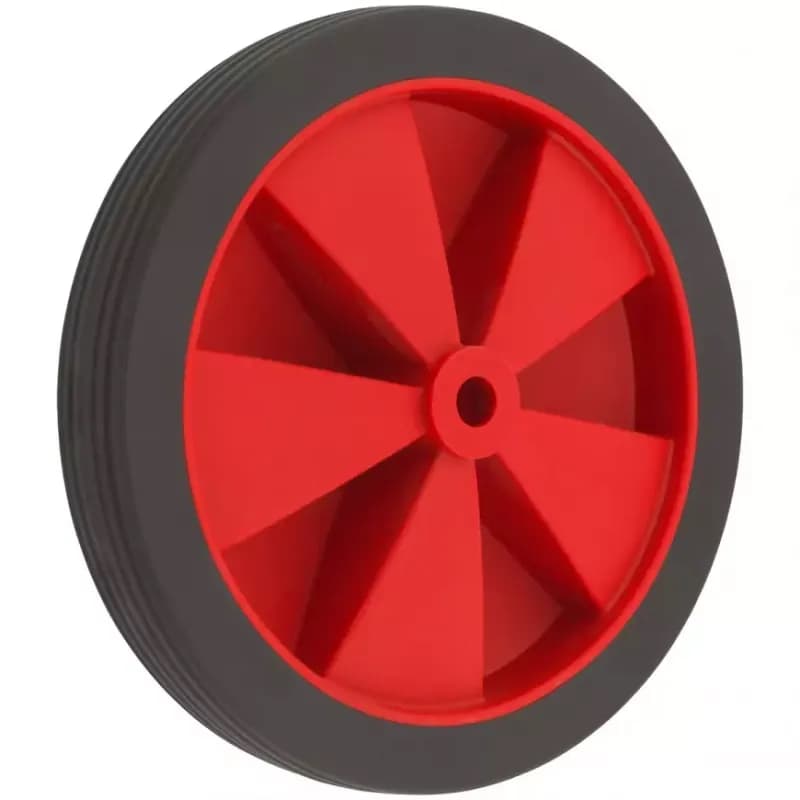 Koliesko na vozík 122 mm/30 kg červené
