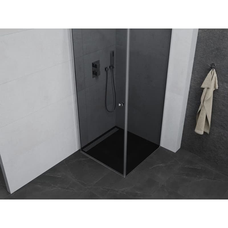MEXEN/S - Pretória sprchovací kút 100x100, grafit, chróm 852-100-100-01-40 4