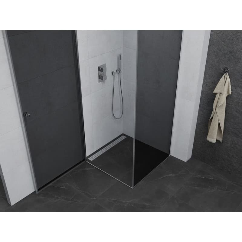 MEXEN/S - Pretória sprchovací kút 100x100, grafit, chróm 852-100-100-01-40 5