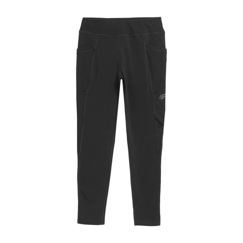 Dievčenské turistické legíny 4F JUNIOR TIGHTS FNK-JAW23TFTIF148-21S-BLACK 6