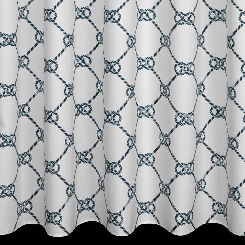 ArtFir Záves na terasu GARDEN 16 PU | biela/tmavomodrá 155 x 200 cm 6