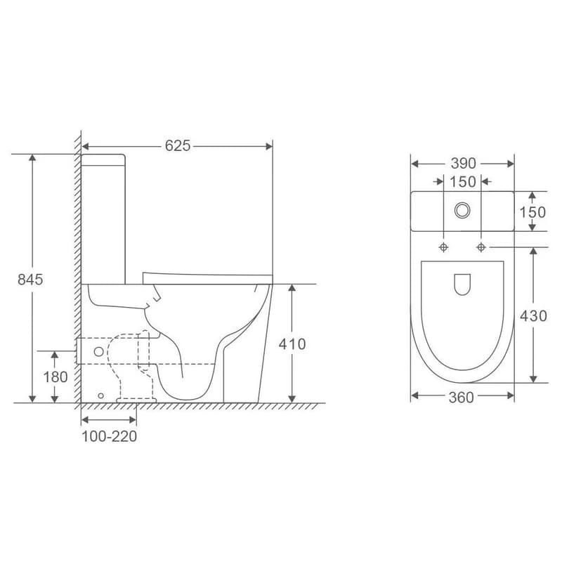 HOPA - Kombi WC ROBUSTO TORNADO so SLIM sedadlom Soft-close OLKLT2149AUQ1 2