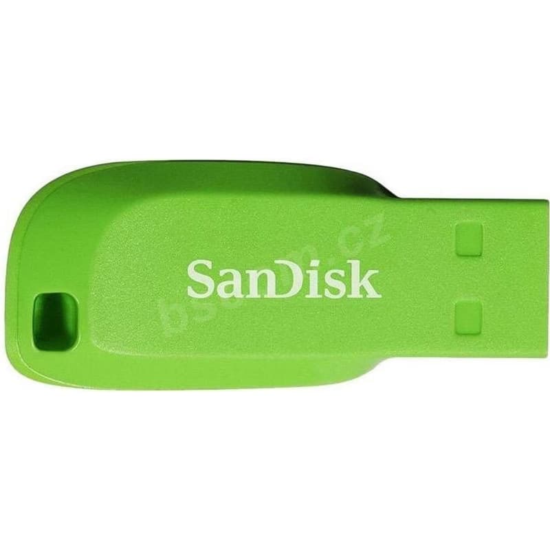 SanDisk Flash Disk 32GB Cruzer Blade, USB 2.0, zelená 3