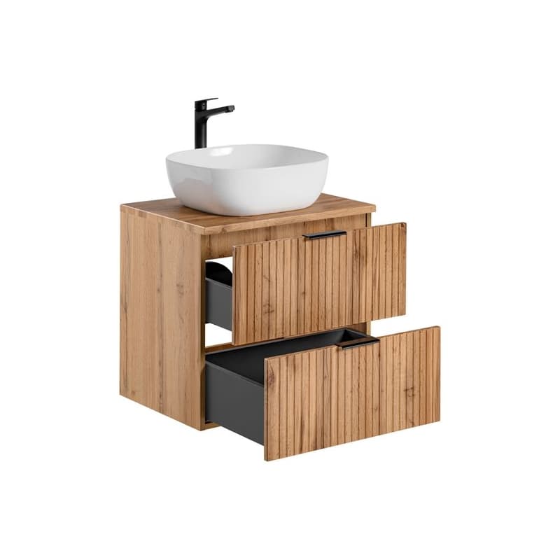 ArtCom Kúpeľňová skrinka s umývadlom a doskou ADEL Oak DU60/1 | 60 cm 3