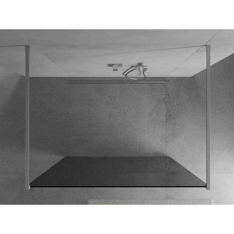 MEXEN/S - KIOTO samostatne stojaca sprchová zástena 100 x 200, grafit, chróm 800-100-002-01-40 4