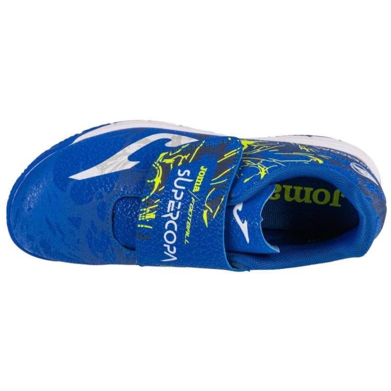 Chlapčenské futbalové kopačky halové JOMA Super Copa 2403 K IC royal blue 5