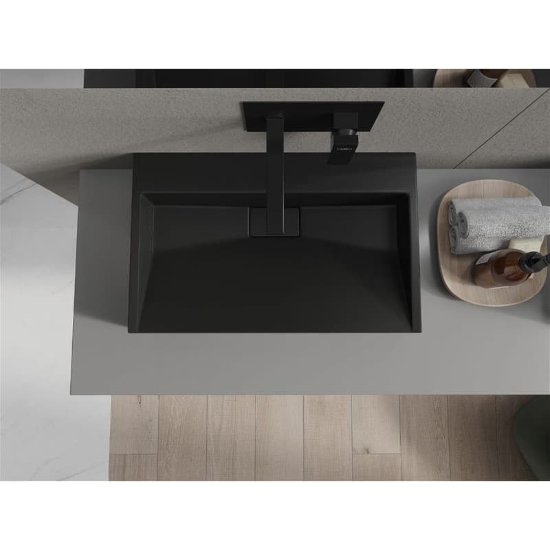 MEXEN - Ava umývadlo na dosku liaty mramor B/O 60 x 38, čierna 23016070 4