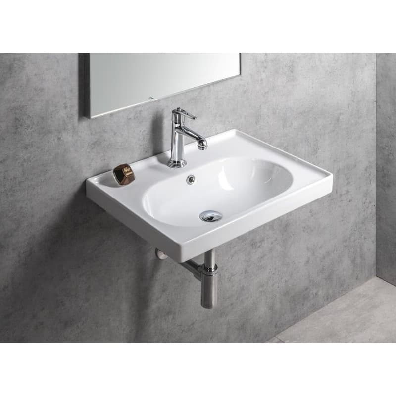 SAPHO - BRAND keramické umývadlo 60x45cm, biela TU0428 6