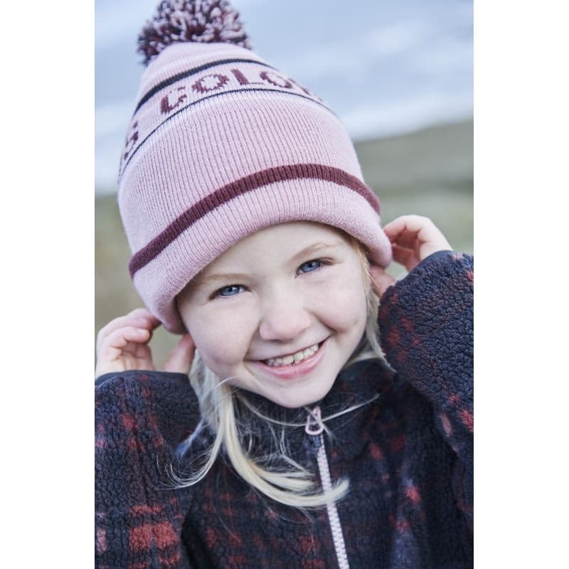 Dievčenská zimná čiapka COLOR KIDS Hat logo CK, zephyr 2