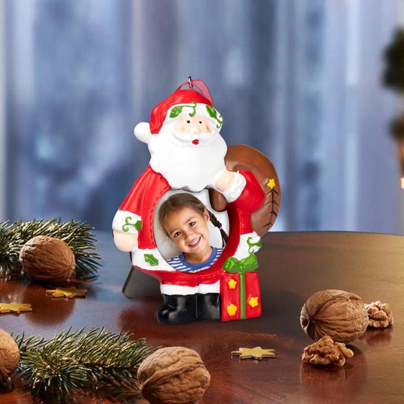 Závesná dekorácia na fotoportrét Santa 1
