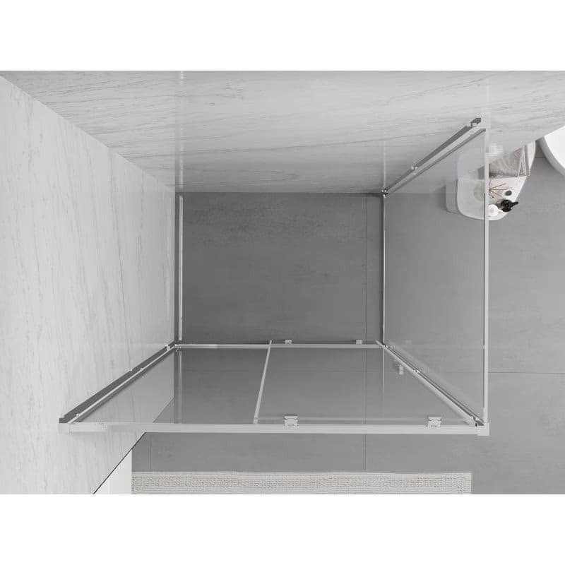 MEXEN/S - Exo sprchovací kút, posuvné dvere 155 x 90, transparent, chróm 8151-155-090-01-00 5