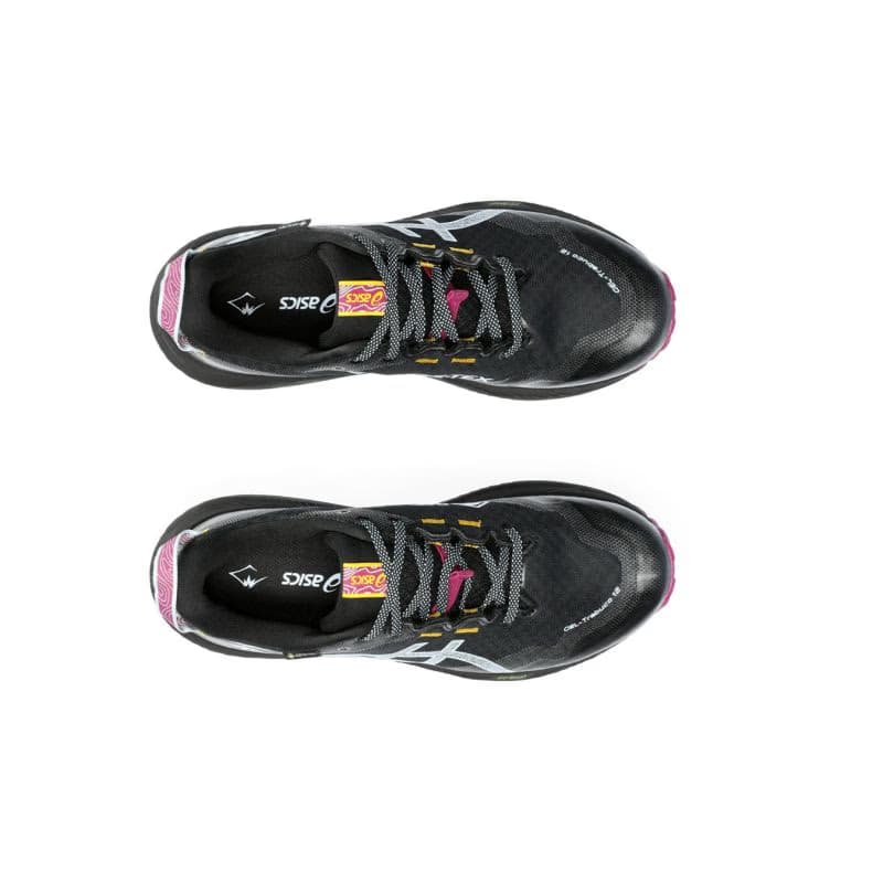 Dámska bežecká trailová obuv ASICS Gel Trabuco 12 GTX black light blue 3
