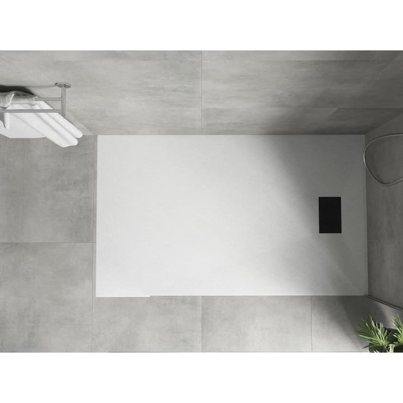 MEXEN/S - Hugo sprchová vanička SMC 140x80, biela, krytka čierna 42108014-B 4