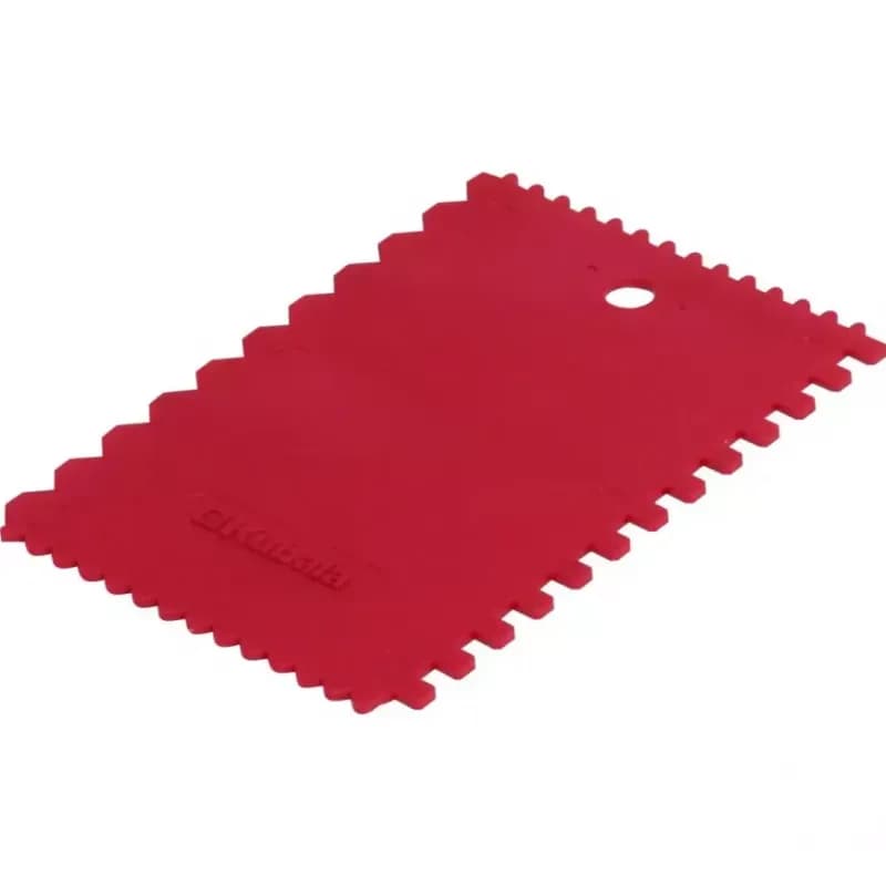 Plastová špachtla ozubená univerzálna mini 0708 1