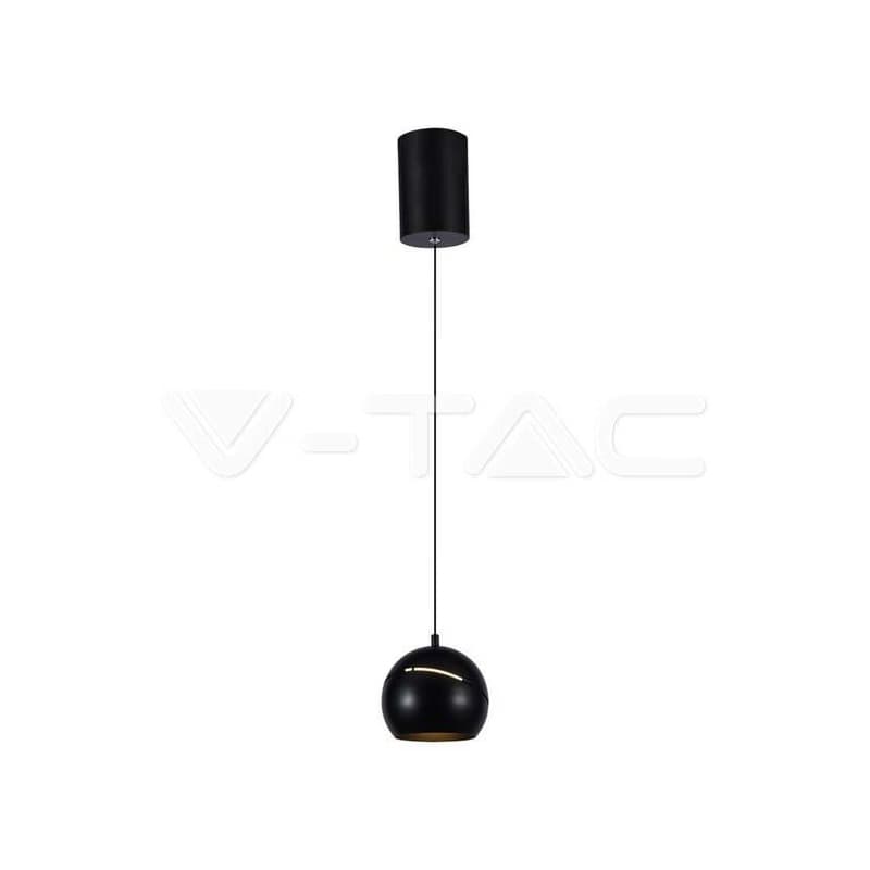 Závesné LED svietidlo 8,5W 3000K 850lm o180 dotykové ovládanie čierna VT-7796 (V-TAC)