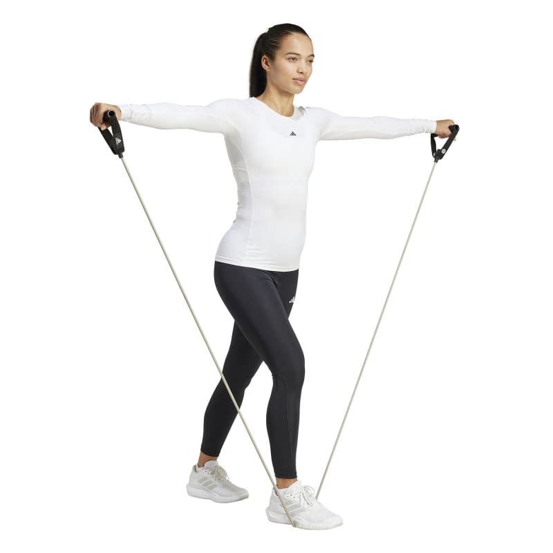 Dámske tréningové tričko s dlhým rukávom ADIDAS TF LS T WHITE 2