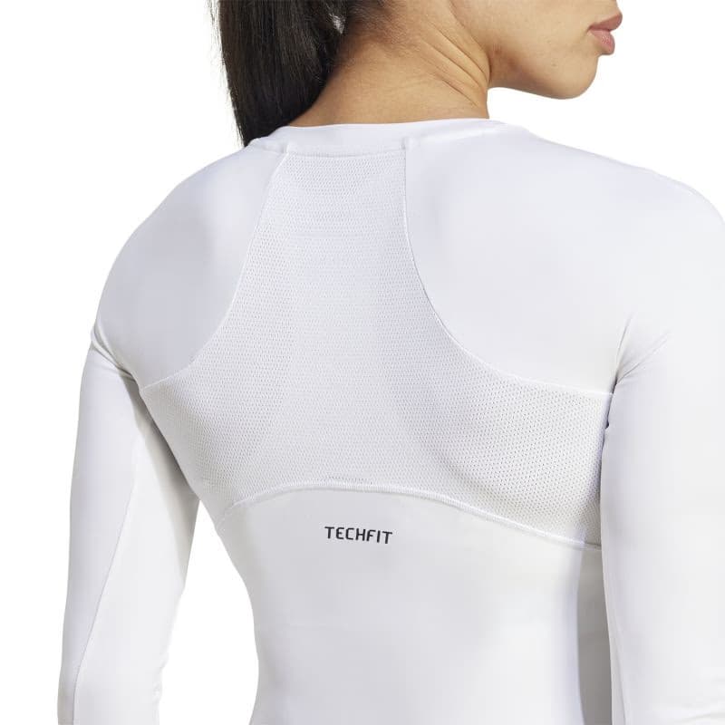 Dámske tréningové tričko s dlhým rukávom ADIDAS TF LS T WHITE 4