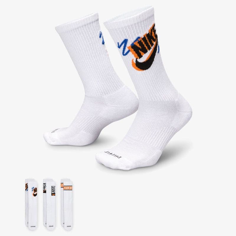 Ponožky NIKE 3 PACK-U NK ED PLS CREW 3PR SPORT 144 WHITE 2