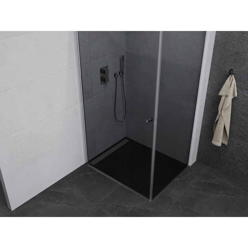 MEXEN/S - Pretória sprchovací kút 100x70, grafit, chróm 852-100-070-01-40 4