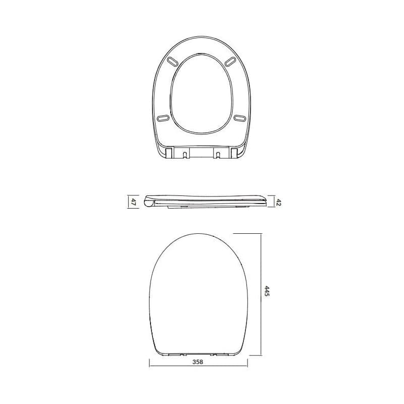 CERSANIT - WC SEDENIE MODUO/ DELFI DUR Softclose EO K98-0191 2