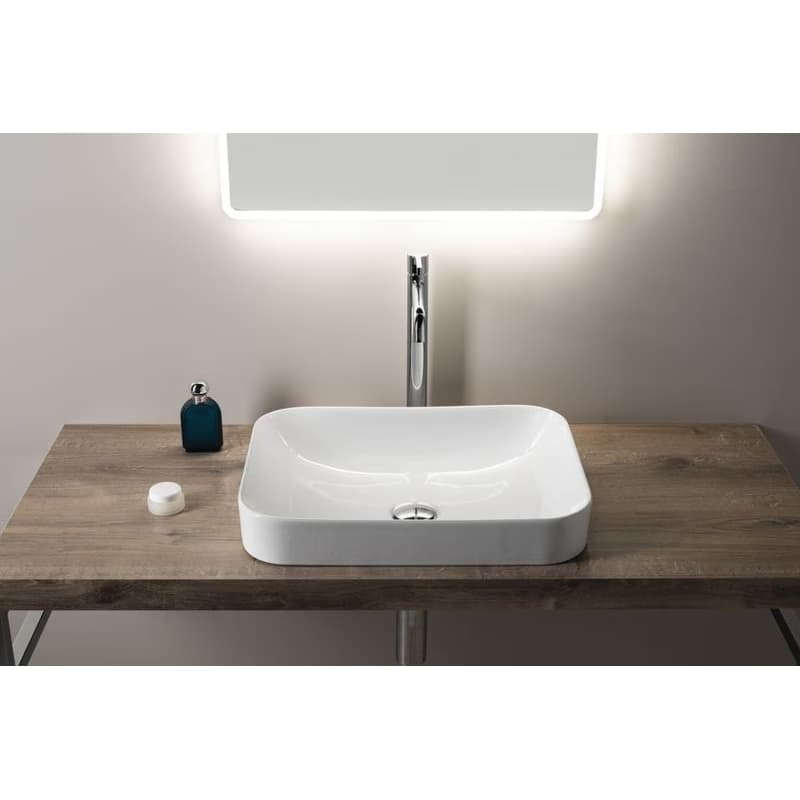 ISVEA - SOTT AQUA Keramické umývadlo 50x38cm, biela 10SQ51050 5
