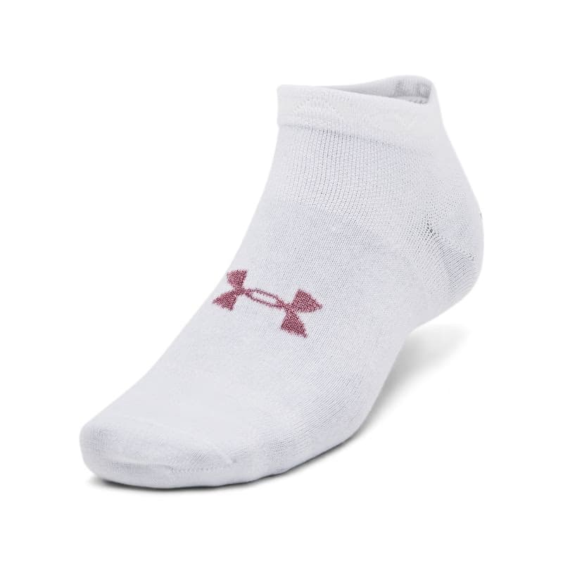 Ponožky UNDER ARMOUR UA Essential Low Cut 3pk-WHT 3