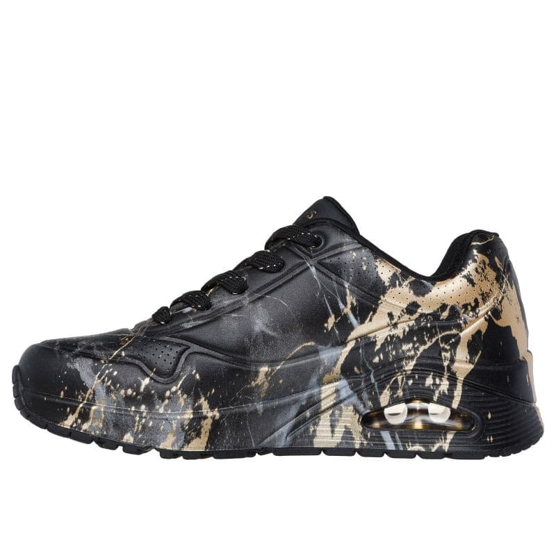 Dámska rekreačná obuv SKECHERS Uno Marbel Marvel W black print 3