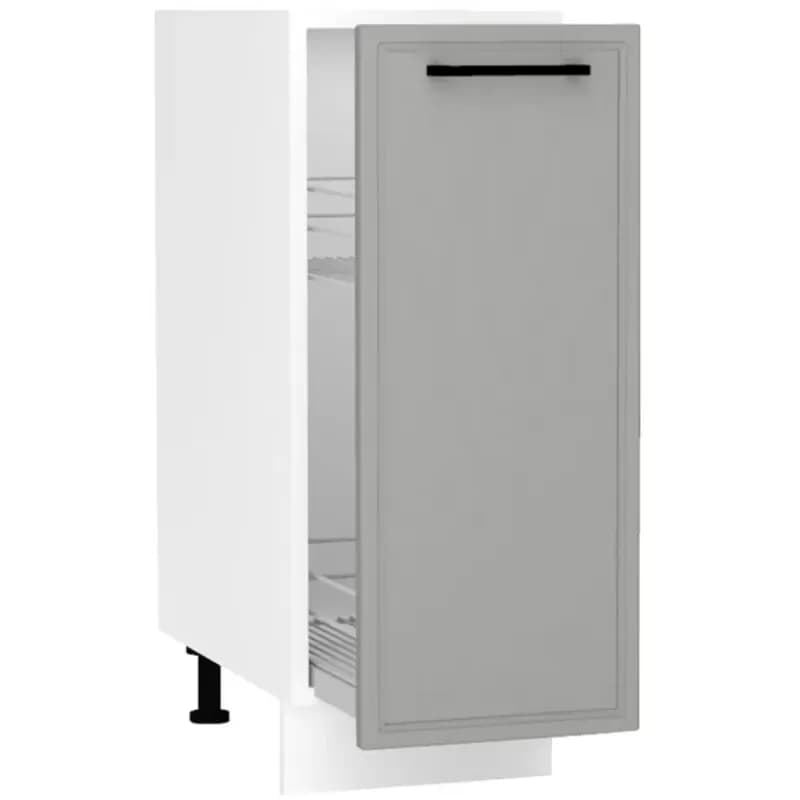 Kuchynská skrinka Emily D30 Cargo + kôš Dast Grey