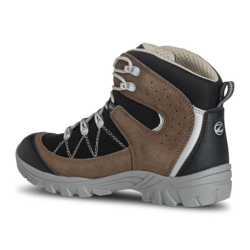 Juniorská vysoká turistická obuv TREZETA Cyclone Wp Jr, Black Brown 2