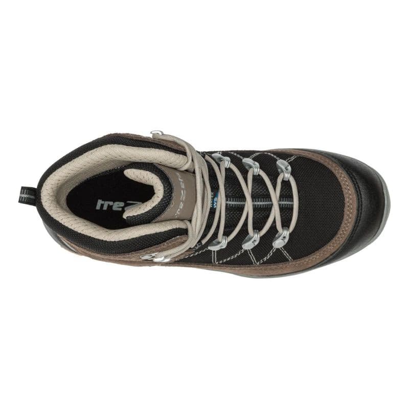 Juniorská vysoká turistická obuv TREZETA Cyclone Wp Jr, Black Brown 3
