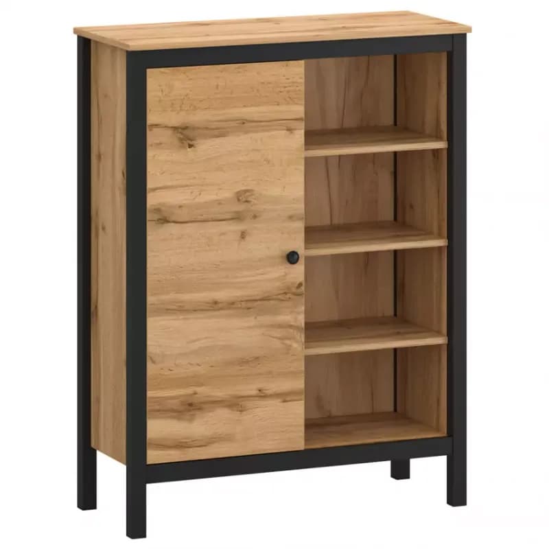 Komoda Palmer C dub wotan / čierna 1