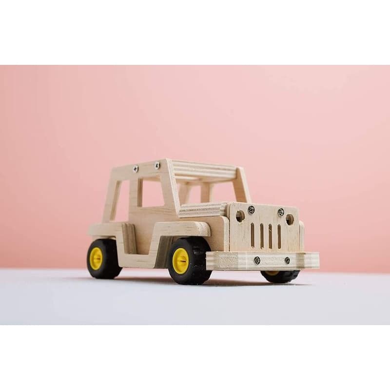 Stanley Jr. K088BUD-SY Stavebnice, terénne auto, drevo 4