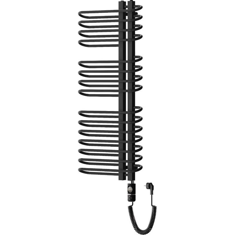 MEXEN/S - Ops radiátor + vykurovacia tyč 1300 x 550 mm, 900 W, čierna W122-1300-550-2900-70